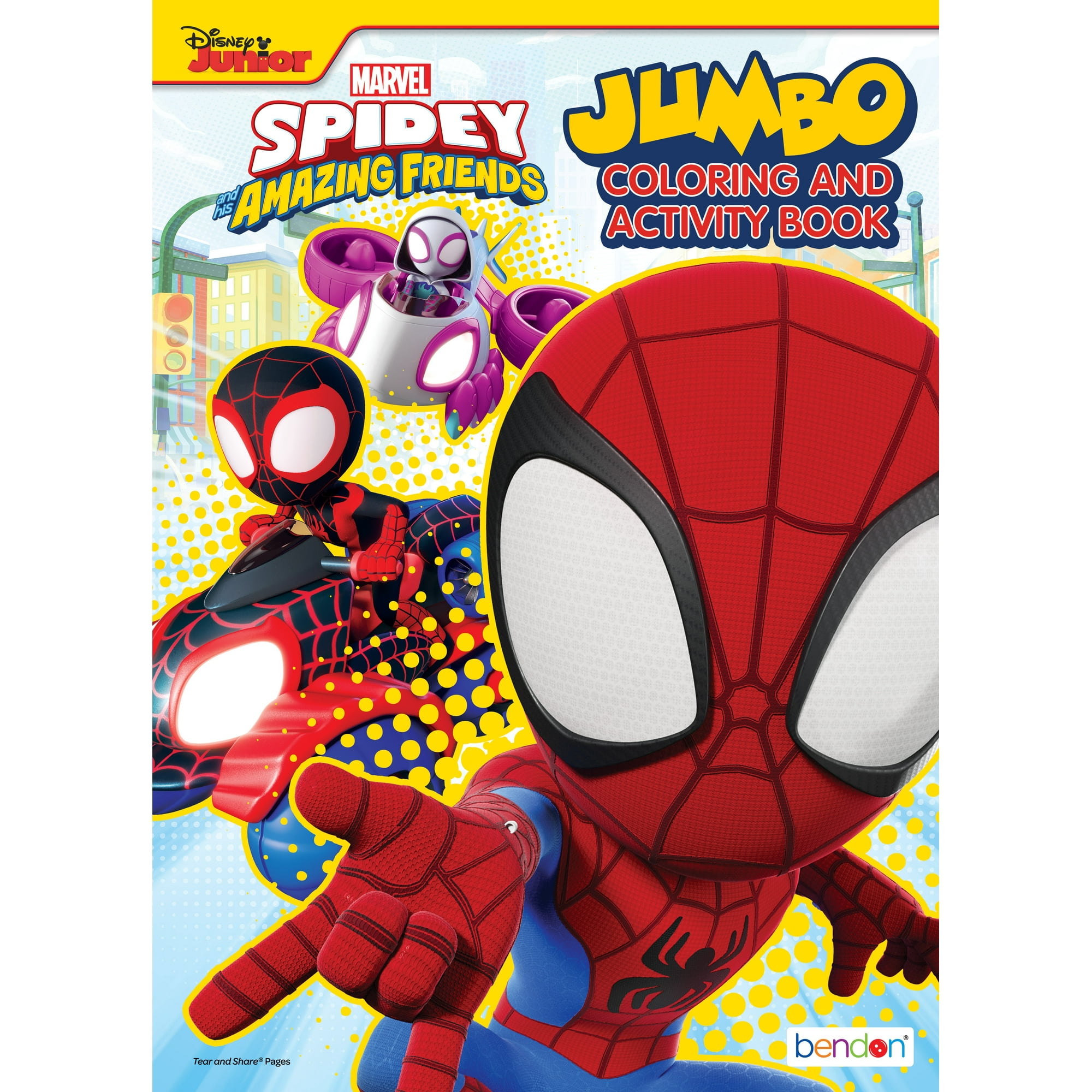 Marvel Spidey and His Amazing Friends 64 Page Coloring Book, Paperback, Bendon Publishing