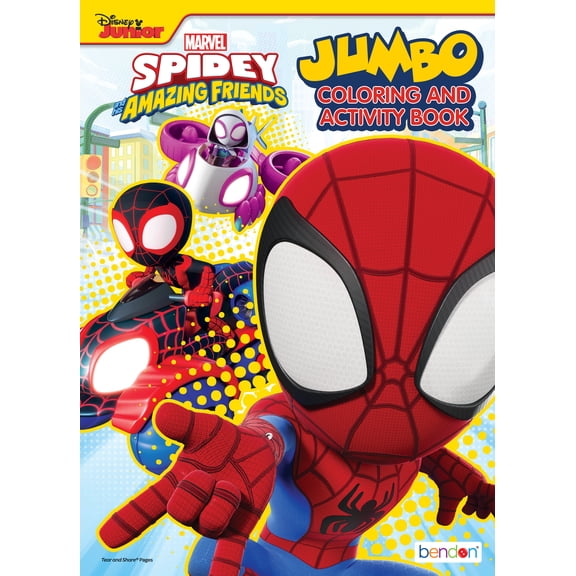 Marvel Spidey and His Amazing Friends 64 Page Coloring Book, Paperback, Bendon Publishing