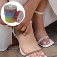 thumbnail image 3 of 5 Rolls Rhinestone Ribbons Clothes Rhinestone Strips Self-adhesive Rhinestone Tapes, 3 of 6