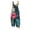 Green(Floral Print), variant on Hawaiian Tropic Jumpsuits for Women Plus Size Sleeveless Maple Leaf Print Jumpsuits Overalls Boho Vacation Rompers for Women Summer Casual Loose Adjustable Strap Overalls for Women Pink S