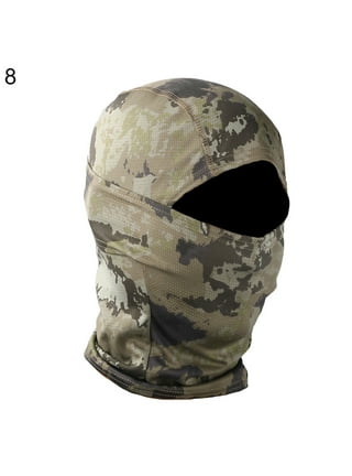 HESHENG Military Camo Face Mask Bandana Balaclava Hood Headwear for Men  Women Tactical Training Cycling Ski Wind-Resistant Hunting