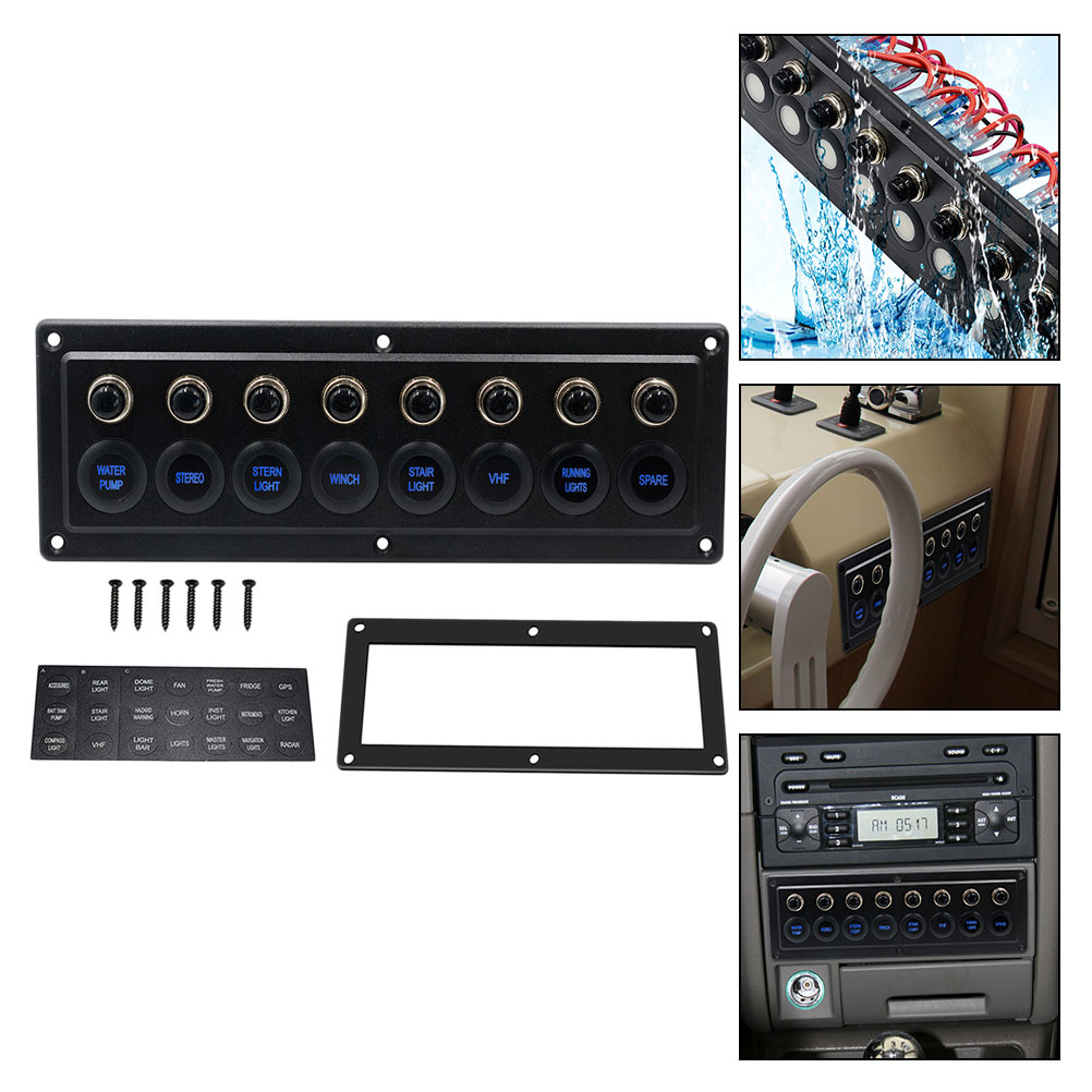 Touch screen switches panel 12V/24V Waterproof Touch Screen Switches