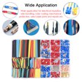 thumbnail image 3 of 678PCS Terminals & Heat-shrink Tube Kit Car Cable Wire Electrical Set 350pcs Terminals Connectors + 328pcs Heat Shrink Tubes Polyolefin Halogen-Free Shrinkable Tubes Crimp Terminals with Por, 3 of 7