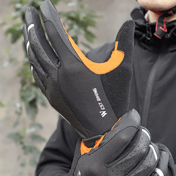 Guantes de ciclismo de dedo completo duraderos pantalla táctil antideslizante transpirable bicicleta motocicleta deportes guantes accesorios de bicicleta FLhrweasw Nuevo