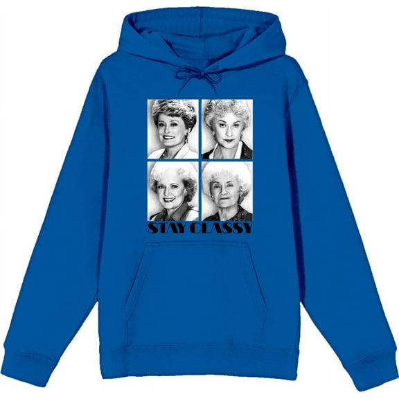 Golden Girls Full Sleeve Blue Hoodie-Medium