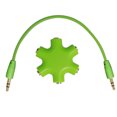 thumbnail image 3 of Snow Shape Headphone Splitter Multi Hub adapter splitter Earphone Hub Adapter 3.5mm Audio Cable Divider to Share Music, 3 of 3