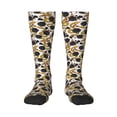 thumbnail image 2 of Lsque Snake And Rose Printed Crew Socks Men's Women's LightWeight Thin Casual Calf Socks ,Knee High Socks,Cotton Socks, 2 of 9
