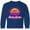 Royal Blue, variant on Summer Enjoy the Sunshine Santa Monica California in Pink Long Sleeve Youth T-Shirt
