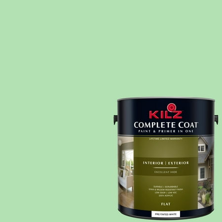 - KILZ COMPLETE COAT Interior/Exterior Paint & Primer in One #RG220-01 Apple Martini