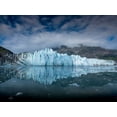 thumbnail image 2 of Sederquist, Betty 18x15 Gold Ornate Wood Framed with Double Matting Museum Art Print Titled - The waters of Tarr Inlet create a perfect reflection for the terminus of Margerie Glacier, 2 of 4