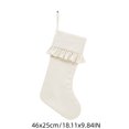 thumbnail image 3 of Large Christmas Stocking, 18.1 Inch Non Woven Hanging Pouch for Tree Fireplace and Wall, Festive Gift Bag Decoration for Home, Holiday Gift Pouch, 3 of 7