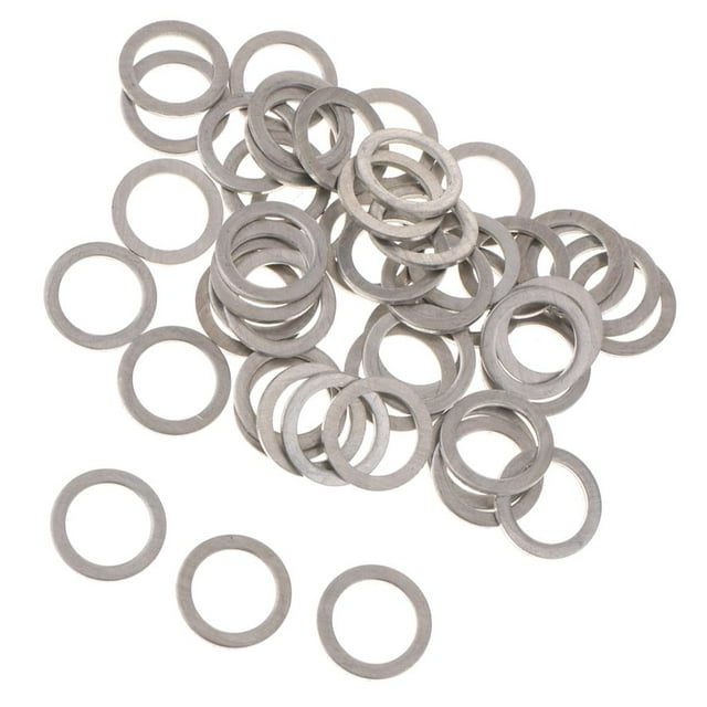 50x M14 Aluminio Drenaje Del Tapón De Drenaje Arandelas De Aplastamiento Juntas Para 9956-41-400