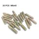 thumbnail image 2 of Haozheng Perno de suspensión M8x40 Perno de doble cabeza Tornillo autorroscante para muebles 20 piezas Bronce, 2 of 4