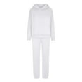 thumbnail image 2 of 2 Piece Sweatsuit Outfits for Women Winter Thick Fleece Sherpa Lined Warm Long Sleeve Hoodies Sweatshirt Casual Sweatpants Tracksuit Lounge Set, 2 of 5