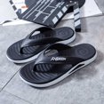 thumbnail image 7 of Mens Slippers,Men Slippers Non- Grip Thick Sole Slippers for Home Shower Comfort,Slippers for Men,Black,10.5, 7 of 7