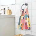 thumbnail image 3 of Yayeee 100% Cotton Hand Towels for Bathroom 16" x 28" Soft Absorbent Kitchen Towel, Art Geometric, 3 of 7