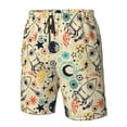 thumbnail image 4 of Fuzoiu Rockets Print Men's Beach Shorts,Men's Swim Trunks,Quick Dry Board Shorts with Pockets,Men's Bathing Suits for Surfing, Running, and Casual Wear-XX-Large, 4 of 6