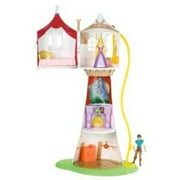 Tangled Disney Rapunzel Tower With Flynn Figure