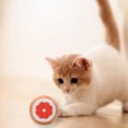 thumbnail image 4 of Juguete de peluche lindo con forma de fruta, juguete chirriante para gato, 4 Uds., 4 of 5