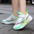 thumbnail image 5 of YunPes Kids Boys Breathable Mesh Sneakers Hook and Loop Non-Slip Running Shoes Trendy Gradient Athletic Shoes Everyday Wear, 5 of 7