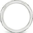 thumbnail image 2 of Sterling Silver Ss/Lasered Design 8mm Comfort Fit Band (Size 10) Made In United States qwb101-10, 2 of 5