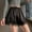 Black, variant on Slip Shorts for Women Under Dress Half Slip Pettipants Bloomers Culotte Shorts Split Skirt