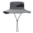 thumbnail image 1 of Bucket Hat Wide Brim Multi-function Comfortable UV Protection Breathable Cap for Fishing, 1 of 6