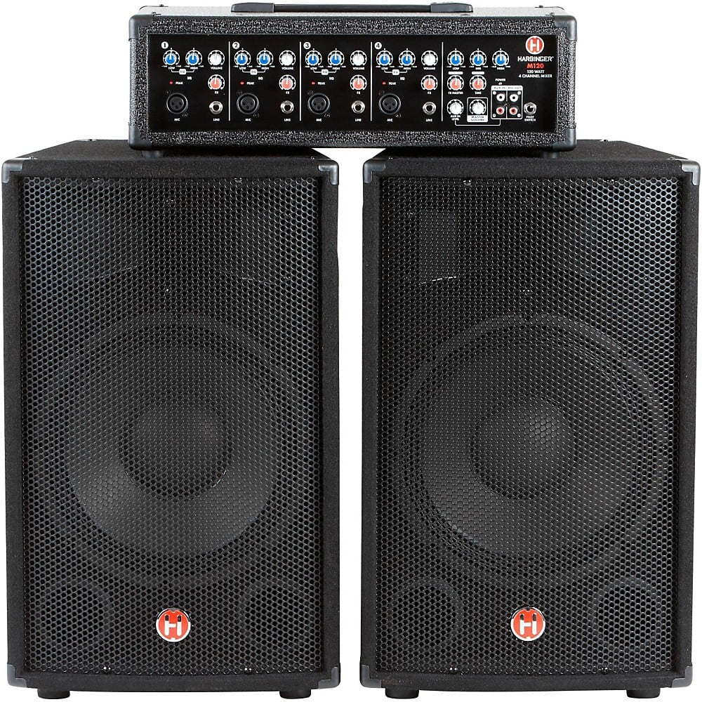harbinger 120 watt pa system