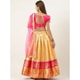 thumbnail image 5 of Parvdi Lehenga Choli For Women Indian Readymade Party Wear Art Silk Stitched Lehenga & Stitched Blouse With Dupatta, 5 of 7