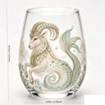 thumbnail image 3 of SLYNSHome Stemless Wine Glass With Vintage Embroidery Style, Astrology Horoscope Printed Wine Cup, Zodiac Sign Drinkware Gift, 3 of 7