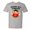 Heather Grey, variant on PleaseMeTeesâ„¢ Mens Average Joe's Gymnasium Dodgeball Logo HQ Tee