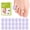 Lavender, variant on Bukihome Silicone Toe Protectors – Silicone Open Pinky Toe Sleeves for Hammer Toes, Corns, Calluses, Blisters – Soft Gel Protector Toe Cushions for Pain Relief - 24 Count
