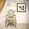 thumbnail image 3 of Wang, Melissa 15x15 Gold Ornate Wood Framed with Double Matting Museum Art Print Titled - Portrait of a Cow II, 3 of 4
