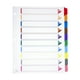 thumbnail image 1 of Separadores De Carpeta Oxford, 10 Div., Cejas de Color., 1 of 3