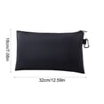 thumbnail image 3 of Zippered Pouch,Waterproof Multi-purpose Easy Clean Storage Bag with Clip for Office Meeting Travel, 3 of 6