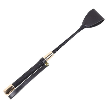 

Faux Leather Riding Crop Toys Bed Equestrianism for Women Couples SM Training Horse Crop Leather Riding Crop 30CM