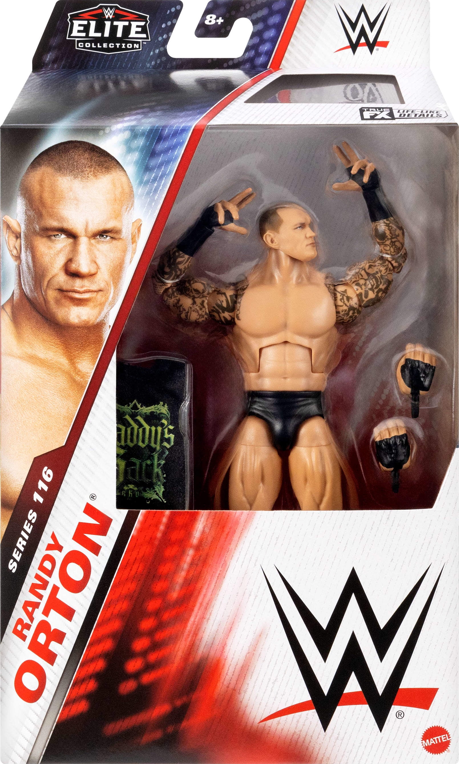 WWE Elite Randy Orton Action Figure, Series #116 6-inch Collectible with Articulation & Accessories