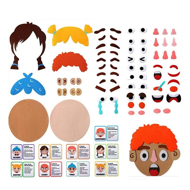 Tableau d'Apprentissage Social et Émotionnel pour Enfants Jouet Sensoriel Montessori Éducatif