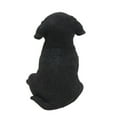 thumbnail image 2 of Hi-Line Gifts Sitting Labrador Puppy Outdoor Garden Statue - 6.5" - Black, 2 of 5