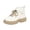 White, variant on Chunky Platform Winter Boots Cold Weather Travel, Lace Up High Top Footwear Music Festival Outfits, Comfortable Sporty Street Shoes Autumn Outdoor Walking, Daily City Commute, Black 6