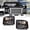 1999-2004 F250 (Basic-Clear Lens Black Housing), variant on PIT66 Headlights Clear lens Black Housing Clear Reflector with Harness Fit for 99-04 Ford F250 F350 F450 F550 Super Duty/00-04 Ford Excursion