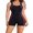 Navy blue, variant on Charmo Womens One Piece Swimsuits Boyleg Athletic Swimwear Conservative Training Bathing Suits