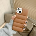 thumbnail image 2 of Puffer Jacket iPhone Case for iPhone 14 and iPhone 13 Pro, Pro Max, Plus (Brown, iPhone 14), 2 of 7