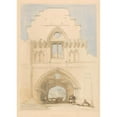 thumbnail image 2 of David Roberts 14x18 Black Ornate Wood Framed Double Matted Museum Art Print Titled - Aberothock Abbey (1848), 2 of 5