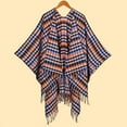 thumbnail image 2 of Cavosen Shawl for Women Dressy Tassel Elegant Wraps Plaid Soft Scarves Trendy Bridesmaid Wedding Fall Everyday Wear, 2 of 4
