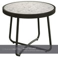 thumbnail image 5 of Grand Patio 20-in Patio Side Table, Weather Resistant Outdoor Portable Round End Table (Round Feet,Ceramic Tile), 5 of 8