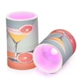 thumbnail image 7 of Yayeee Flameless Candles with Remote Flickering Battery Operated Multi Color Changing, Green Glasses, 7 of 7