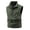 Green, variant on Cargo Vest Men Zip Up Multi-Pocket Vests Lightweight Sleeveless Jacket with Pockets for Travel Climbing