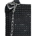 thumbnail image 5 of Women's Shiny Mini Rhinestone Square Bag Sparkle Clutch Purse Wedding Evening Party Handbags, 5 of 7