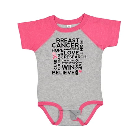 

Inktastic Breast Cancer Awareness Month Saying Gift Baby Boy or Baby Girl Bodysuit